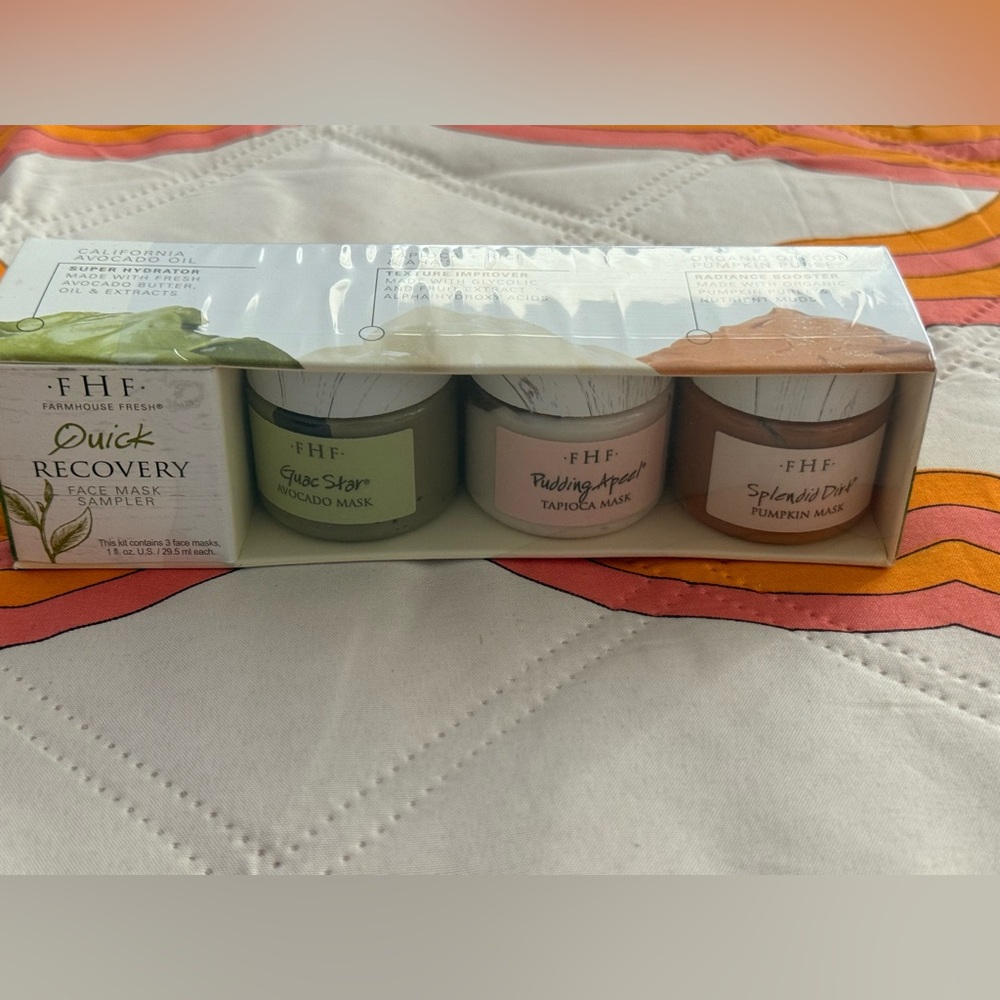 New- Farmhouse Fresh- Quick Recovery Face Mask Sampler